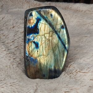 Large Flashy Yellow & Blue Labradorite Freeform